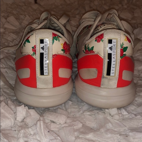 🌹Adidas Stellasport mesh rose floral sneakers - Picture 5 of 8